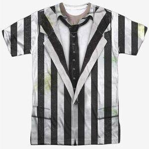 Hot Topic Beetlejuice Suit Costume Sublimated T-Shirt